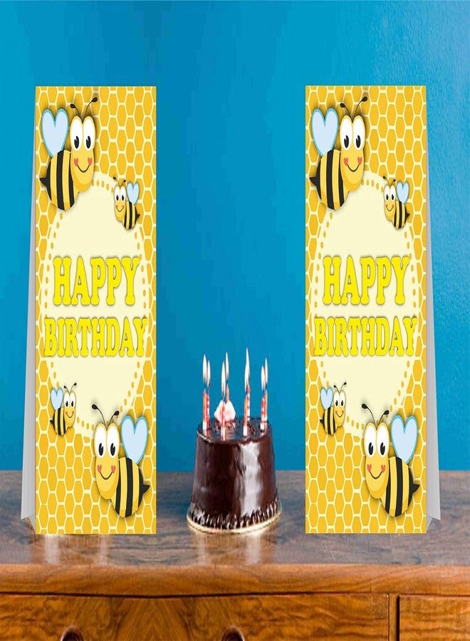 Balloonistics Cake Table Birthday Decoration Centerpiece Pack of 2 (Honeybee) - Image 1